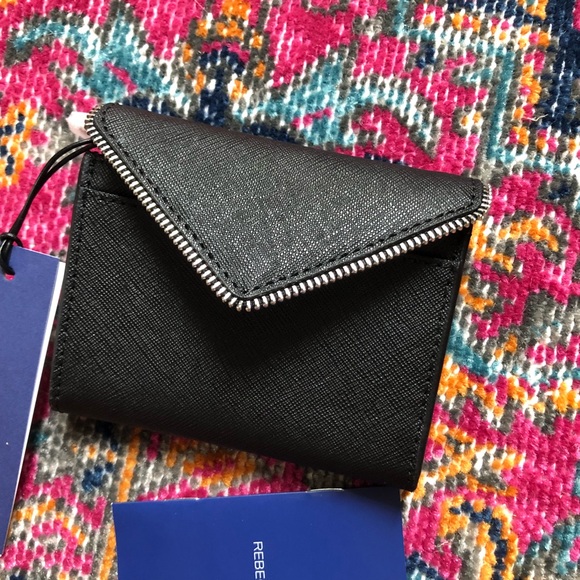 Rebecca Minkoff Molly Metro BLACK Leather Wallet - Picture 5 of 8